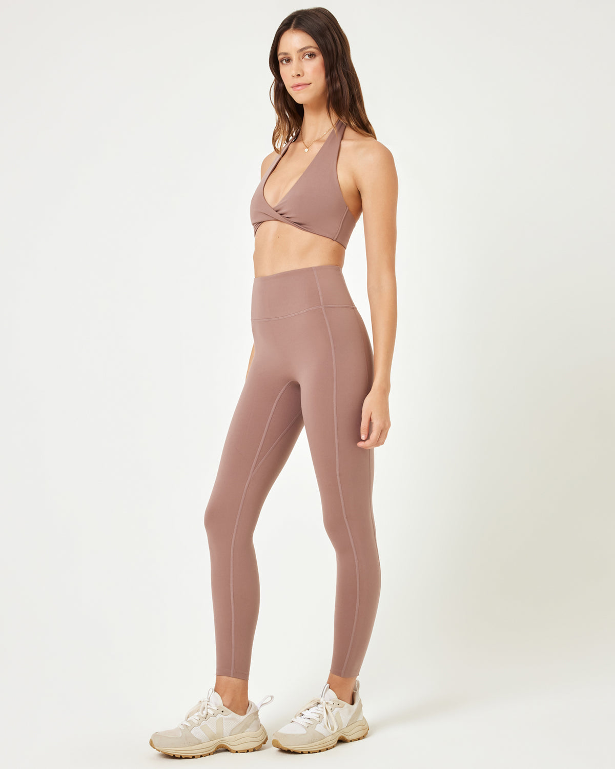 Level Up Legging - Fawn Fawn | Model: Kristen (size: S) | Hover