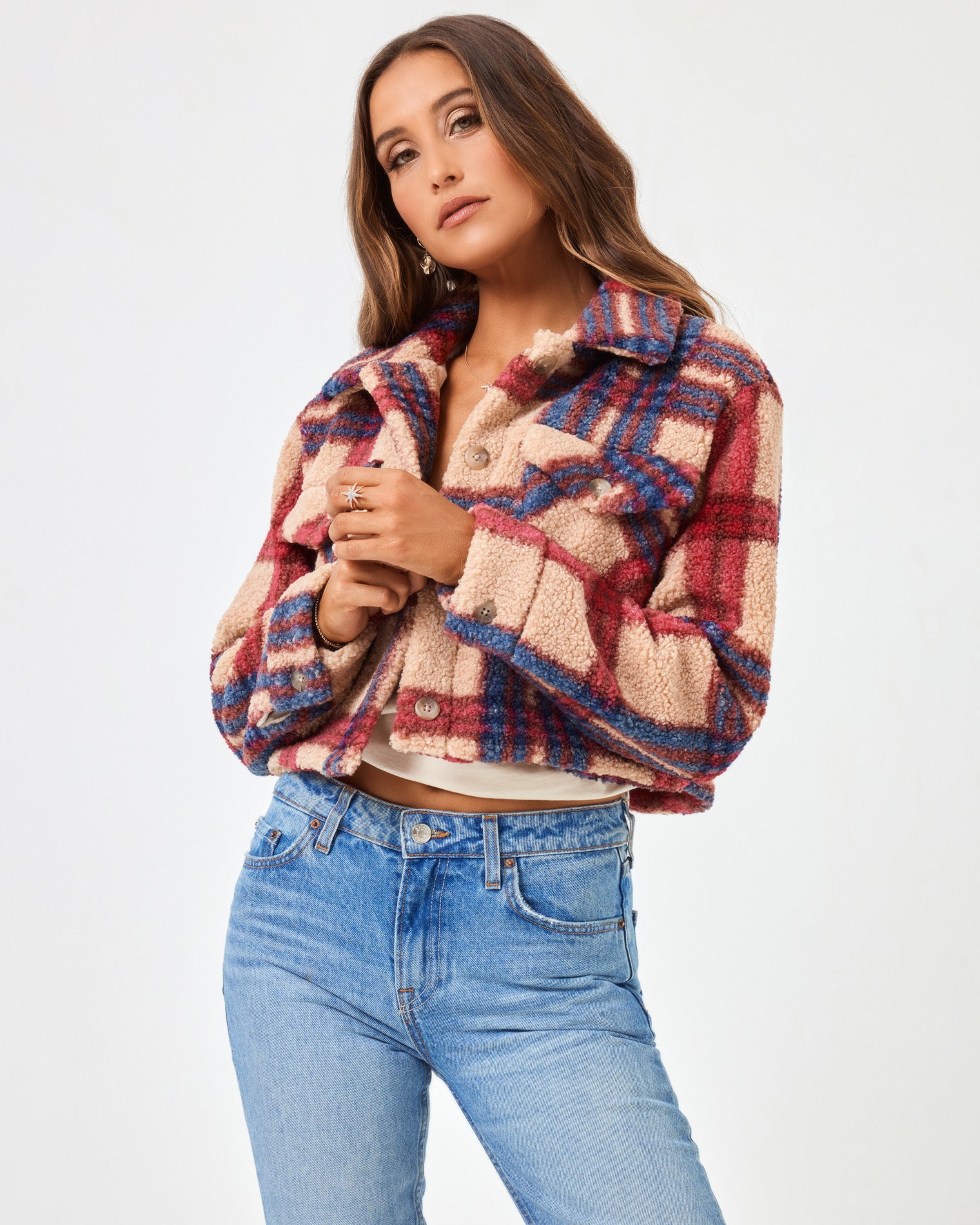 Big Sur Jacket - Big Sur Plaid Big Sur Plaid | Model: Anna (size: S) | Hover