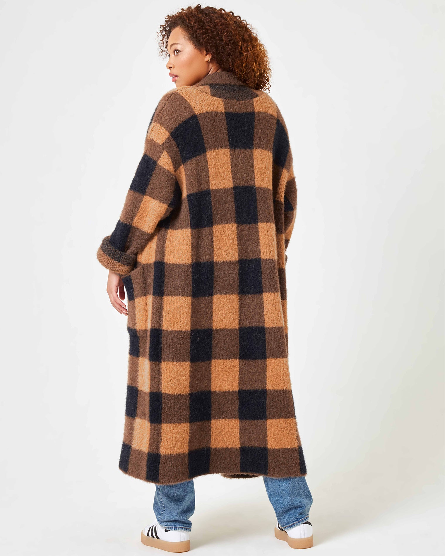 Harlow Coat - Canyon Canyon | Model: Amber (size: XL)