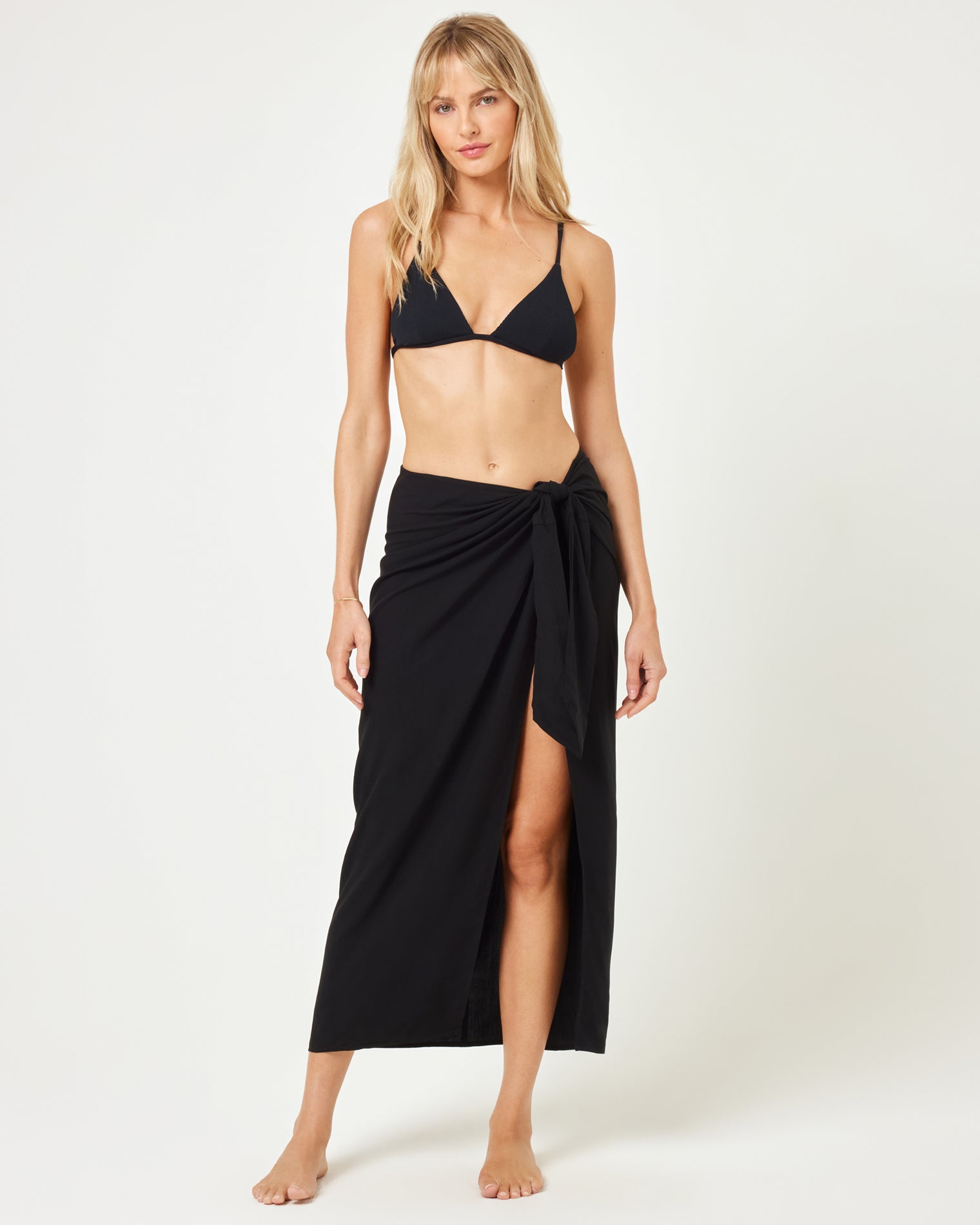 Portela Sarong - Black Black | Model: Lura (size: S) | Hover