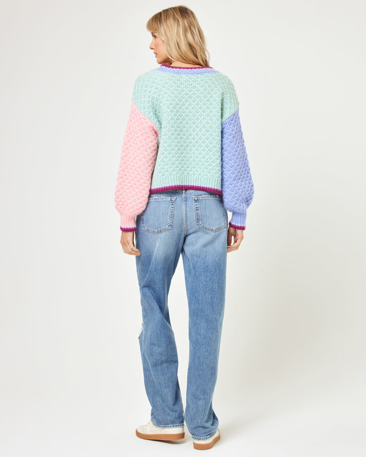 Pretty Please Pullover - Costa Del Sol Colorblock Pretty Please Pullover - Costa Del Sol Colorblock