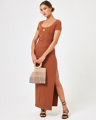 Valencia Dress - Coffee