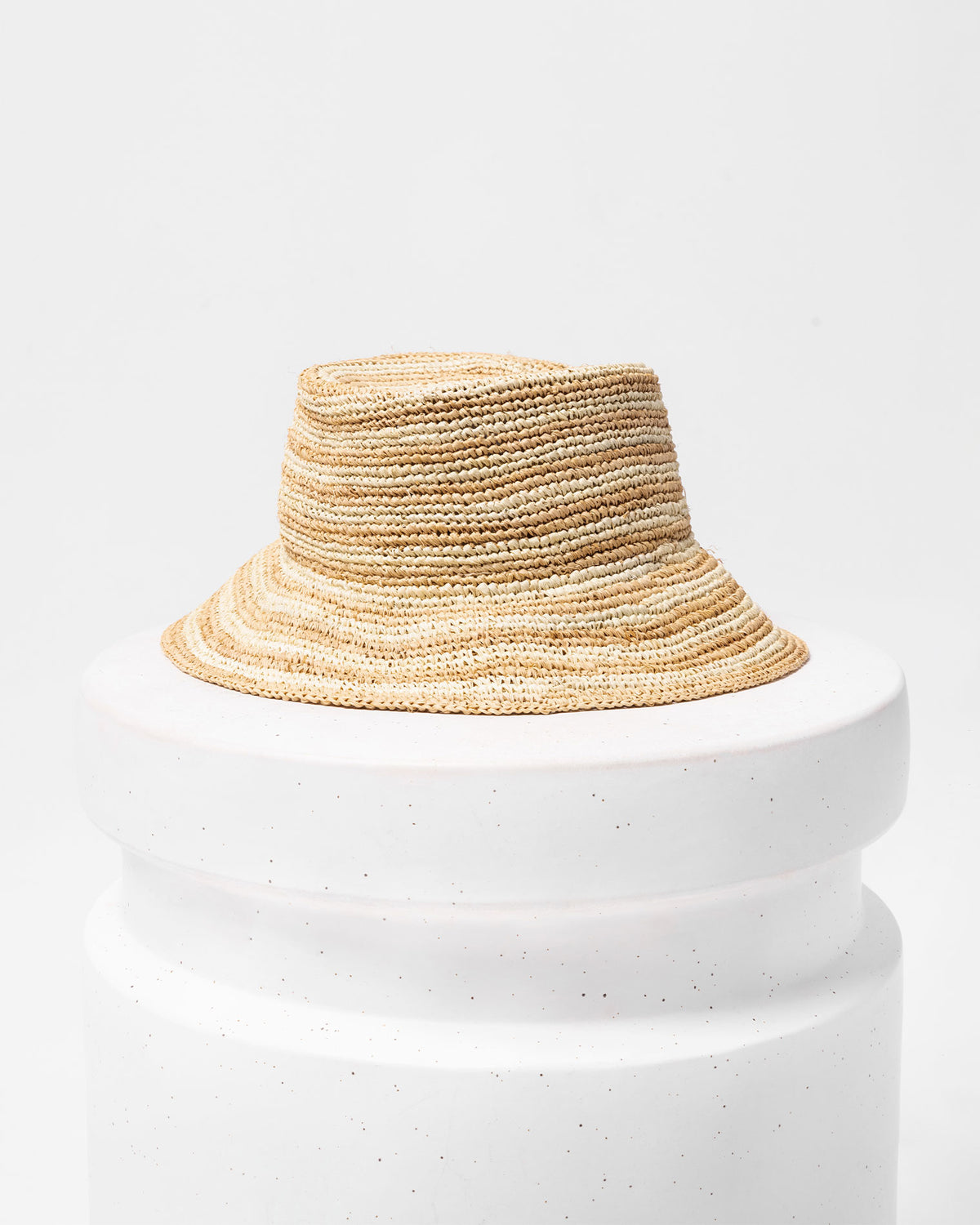 Isadora Bucket Hat - Stripe Natural Stripe | Hover