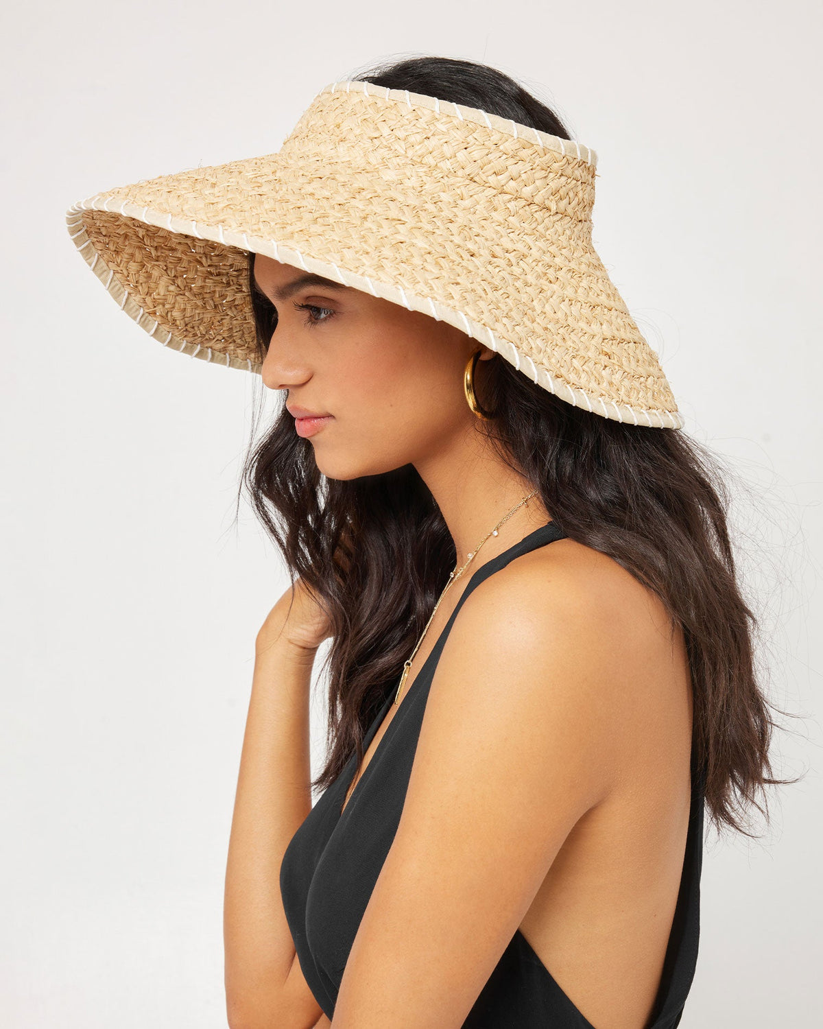 Del Mar Roll Up Hat Natural