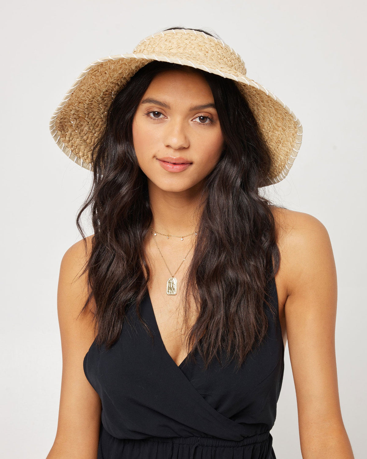 Del Mar Roll Up Hat Natural